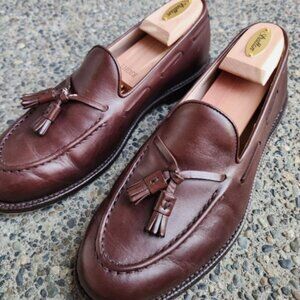 Grant Stone Tassel Loafer Tobacco Calf Leather 9E